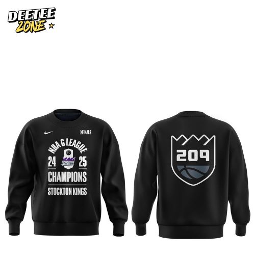 Stockton Kings NBA G League Champions Sweatshirt 2025