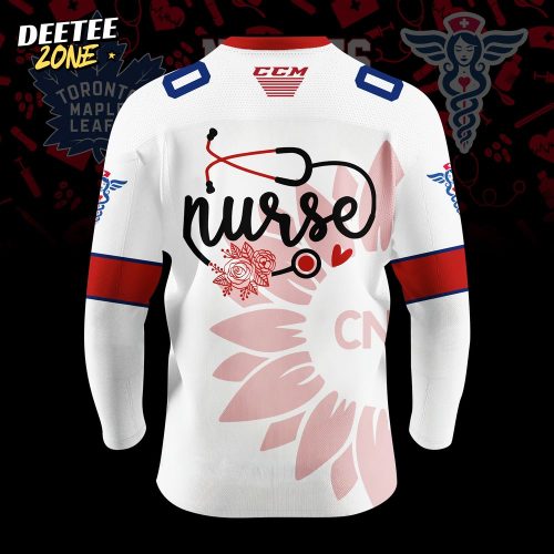 Toronto Maple Leafs Nurses Night 2025 Hockey Jersey