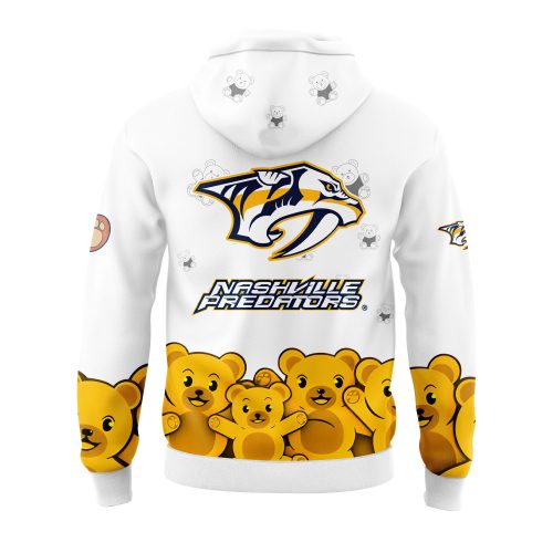 Nashville Predators NHL Teddy Bear Toss Hoodie