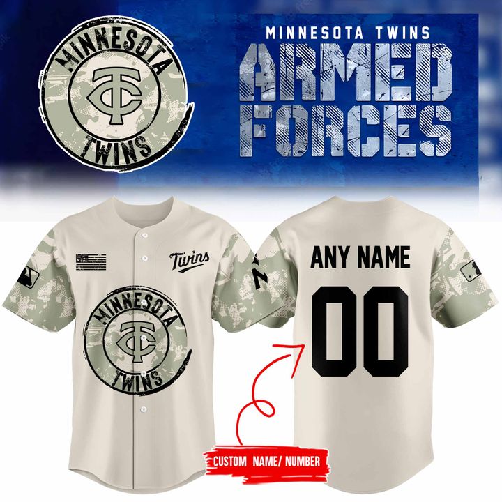 Minnesota Twins x Armed Forces 2025 Special Edition Jersey Minnesota Twins x Armed Forces 2025 Special Edition Jersey