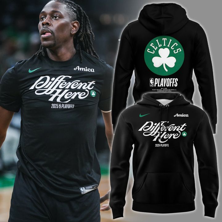 Boston Celtics Different Here 2025 Playoffs Edition Hoodie Boston Celtics Different Here 2025 Playoffs Edition Hoodie