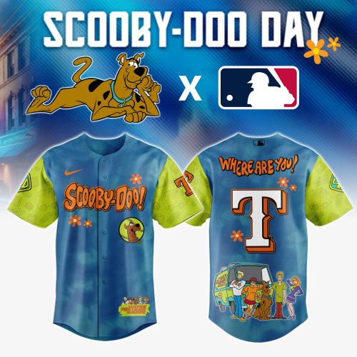 Texas Rangers MLB x Scooby-Doo Day Special Baseball Jersey