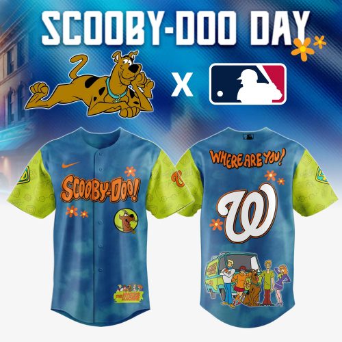 Washington Nationals MLB x Scooby-Doo Day Special Baseball Jersey