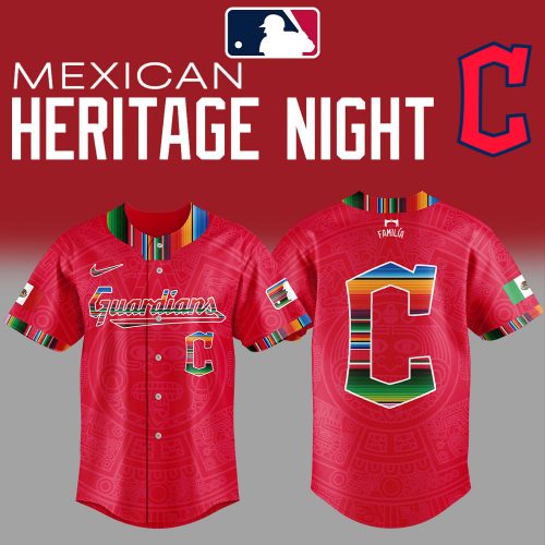 Cleveland Guardians Mexican Heritage Night Baseball Jersey – Limited Edition