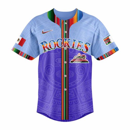 Colorado Rockies City Connect Mexican Heritage Night Special Baseball Jersey