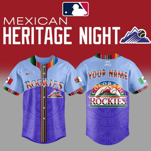 Colorado Rockies City Connect Mexican Heritage Night Special Baseball Jersey