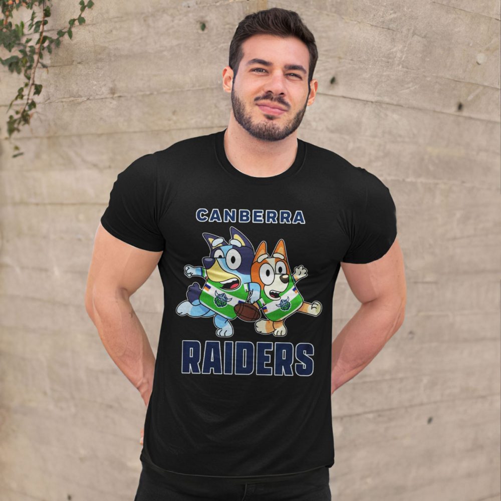 Bluey Inspired Canberra Raiders Shirt