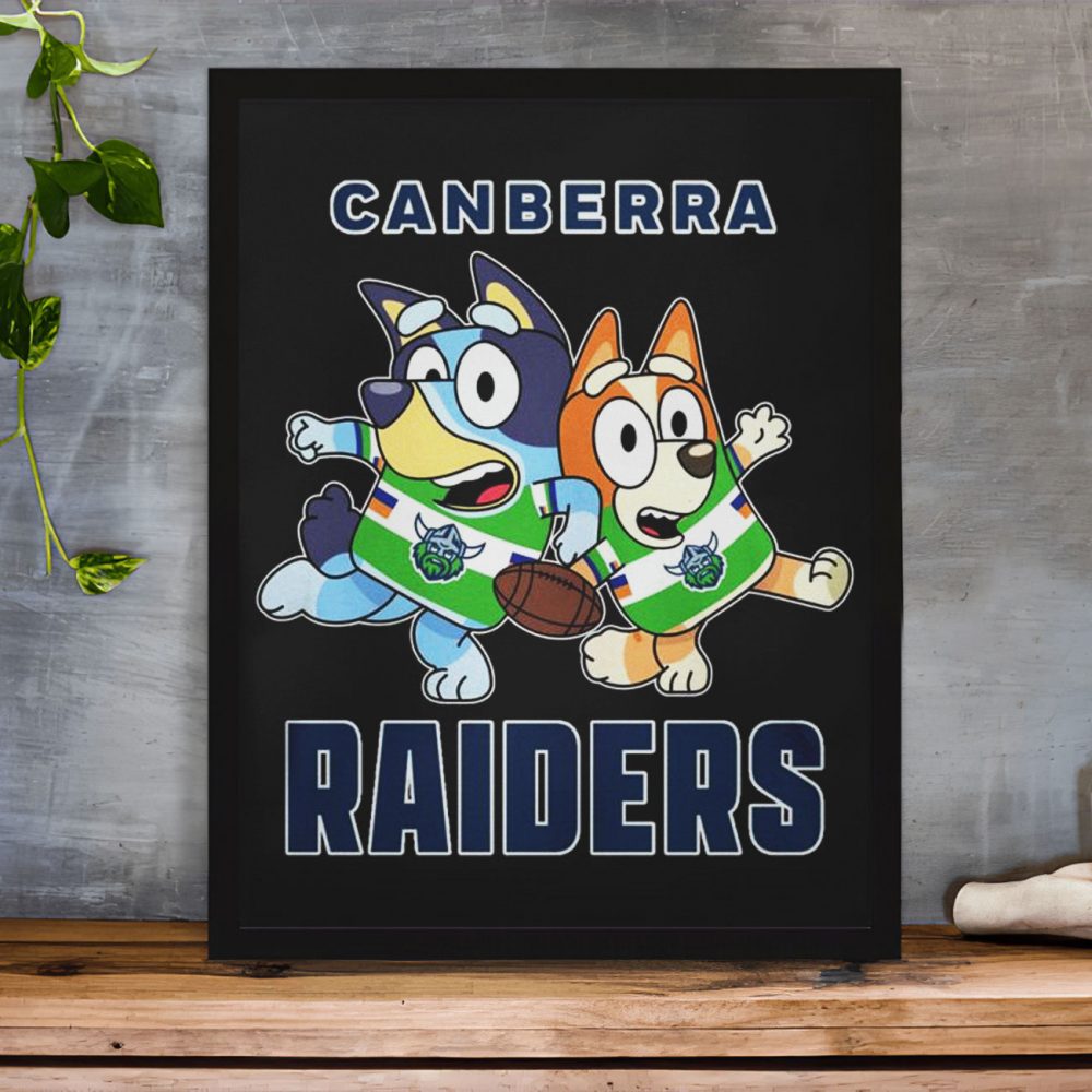 Bluey Inspired Canberra Raiders Shirt