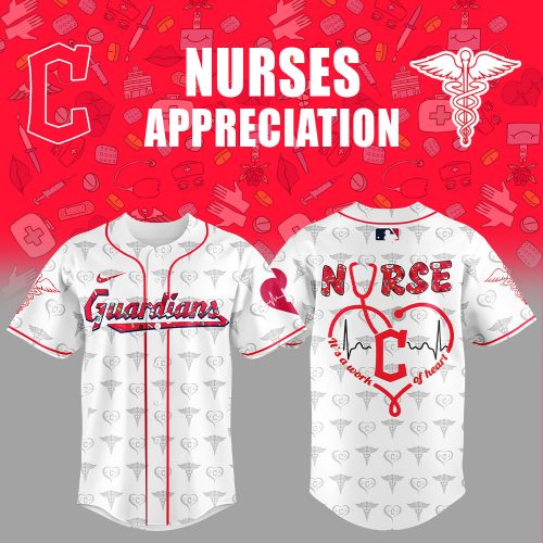 Cleveland Guardians MLB x Nurses Appreciation Baseball Jersey