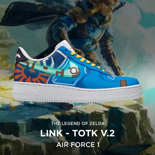 The Legend Of Zelda: Tears Of The Kingdom Link Champion’s Leathers Air Force 1