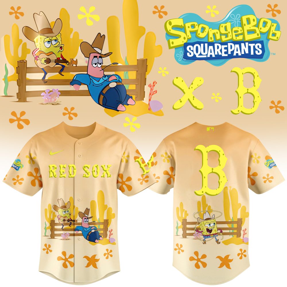 MLB All Teams x Spongebob Squarepants Special Edition Baseall Jersey