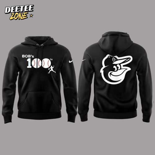 Baltimore Orioles Bob’s 100th Special Black Hoodie