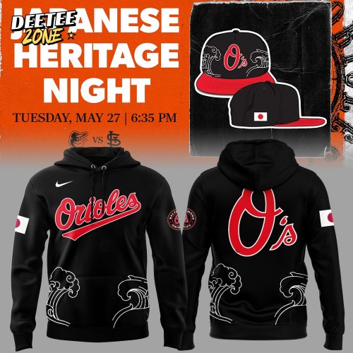 Baltimore Orioles Japanese Heritage Night 2025 Special Hoodie