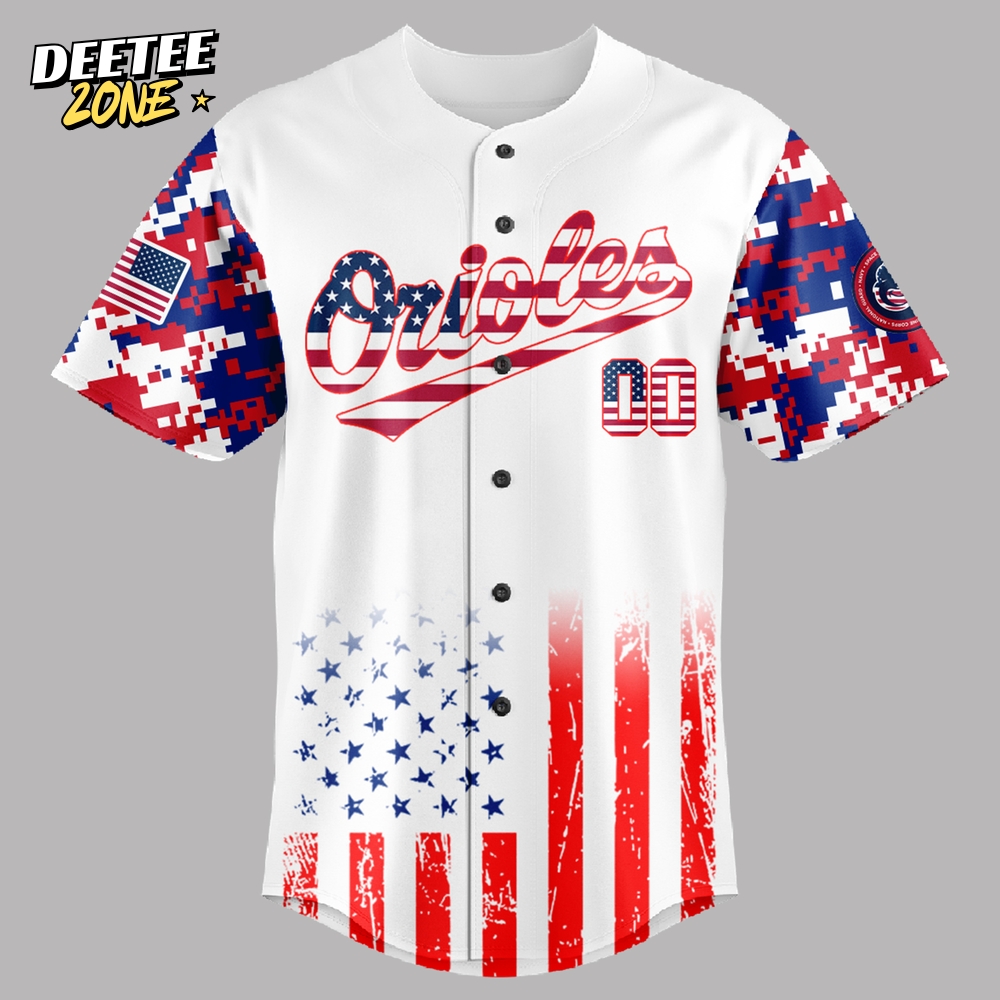 Baltimore Orioles MLB x The 4th of July x Military Jersey 2025 Baltimore Orioles MLB x The 4th of July x Military Jersey 2025