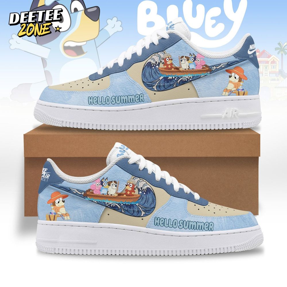 Bluey Hello Summer 2025 Limited Nike Air Force 1 Bluey Hello Summer 2025 Limited Nike Air Force 1