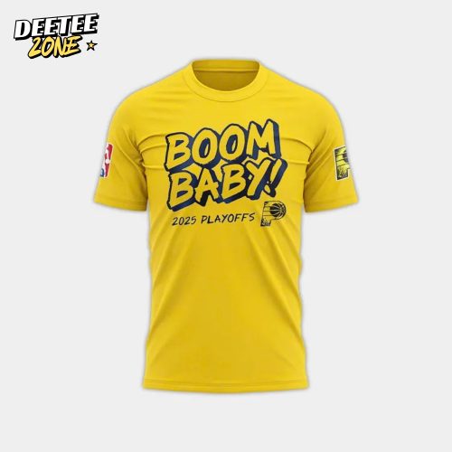 Boom Baby Indiana Pacers 2025 NBA Playoff Tee