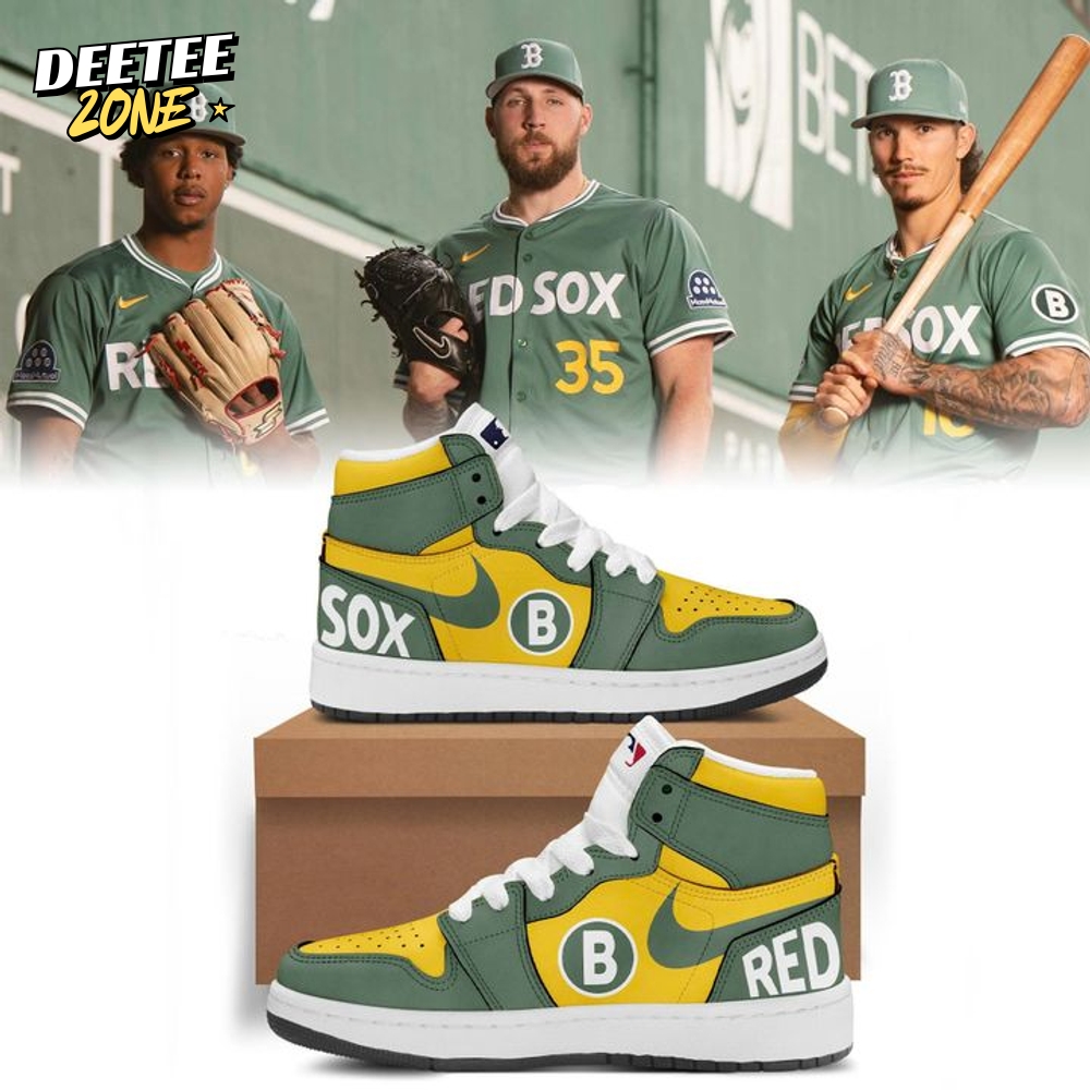 Boston Red Sox City Connect 2025 Special Edition Air Jordan 1 Sneaker Boston Red Sox City Connect 2025 Special Edition Air Jordan 1 Sneaker