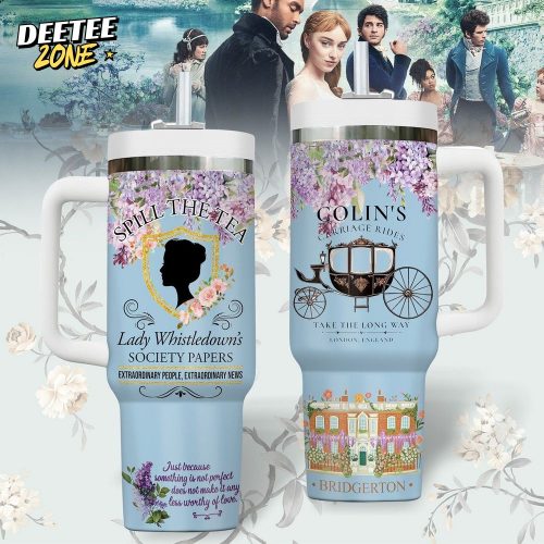 Bridgerton TV series Take The Long Way Stanley Tumbler