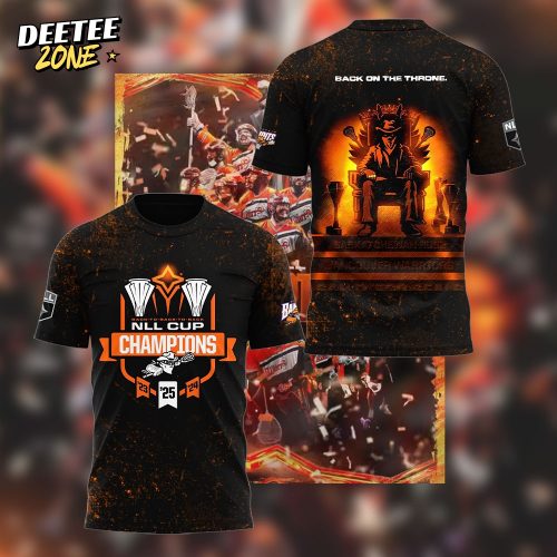 Buffalo Bandits 2025 NLL Cup Champions Back On The Throne Shirt
