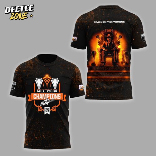 Buffalo Bandits 2025 NLL Cup Champions Back On The Throne Shirt