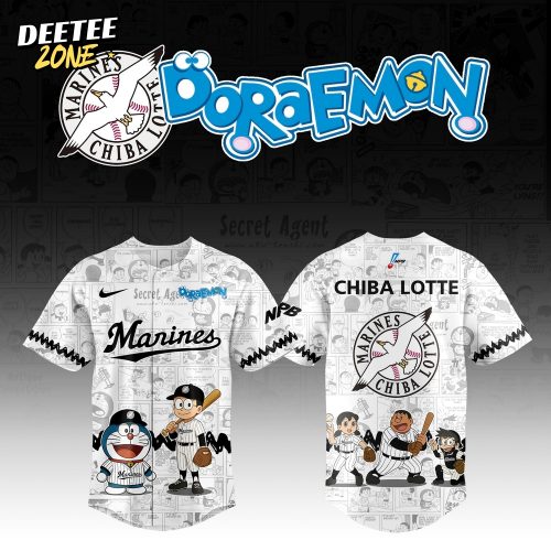 Chiba Lotte Marines x Doraemon Special Edition Jersey