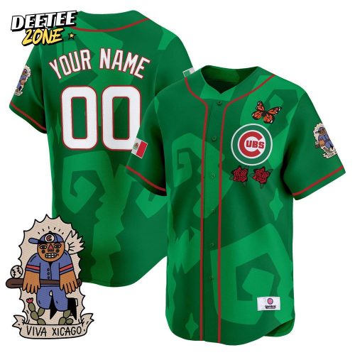 Chicago Cubs Mexican Heritage “Viva Xicago” Baseball Jersey