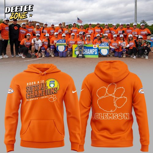 Clemson Tigers 2025 ACC Softball Champions Special Hoodie