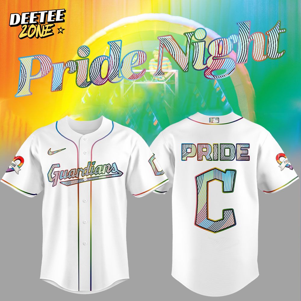 Cleveland Guardians MLB Pride Night Baseball Jersey Cleveland Guardians MLB Pride Night Baseball Jersey