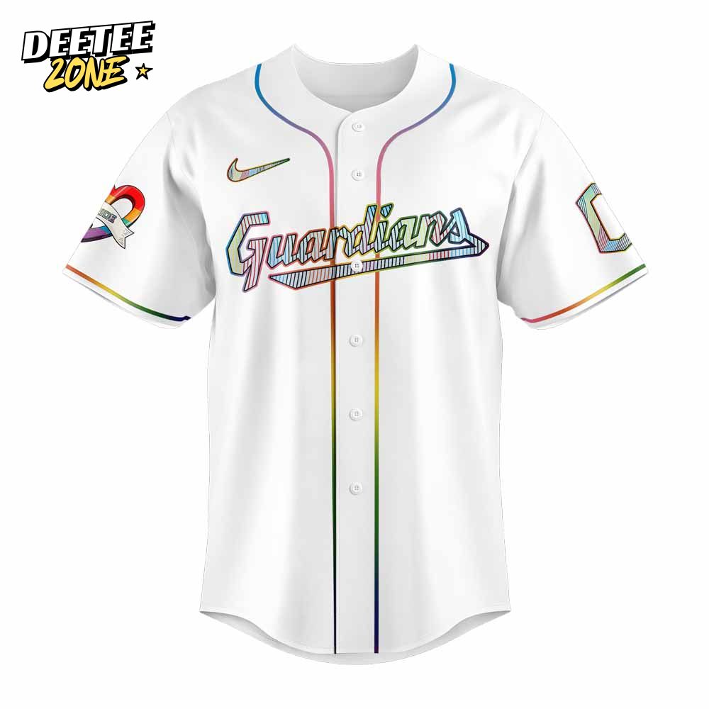 Cleveland Guardians MLB Pride Night Baseball Jersey Cleveland Guardians MLB Pride Night Baseball Jersey