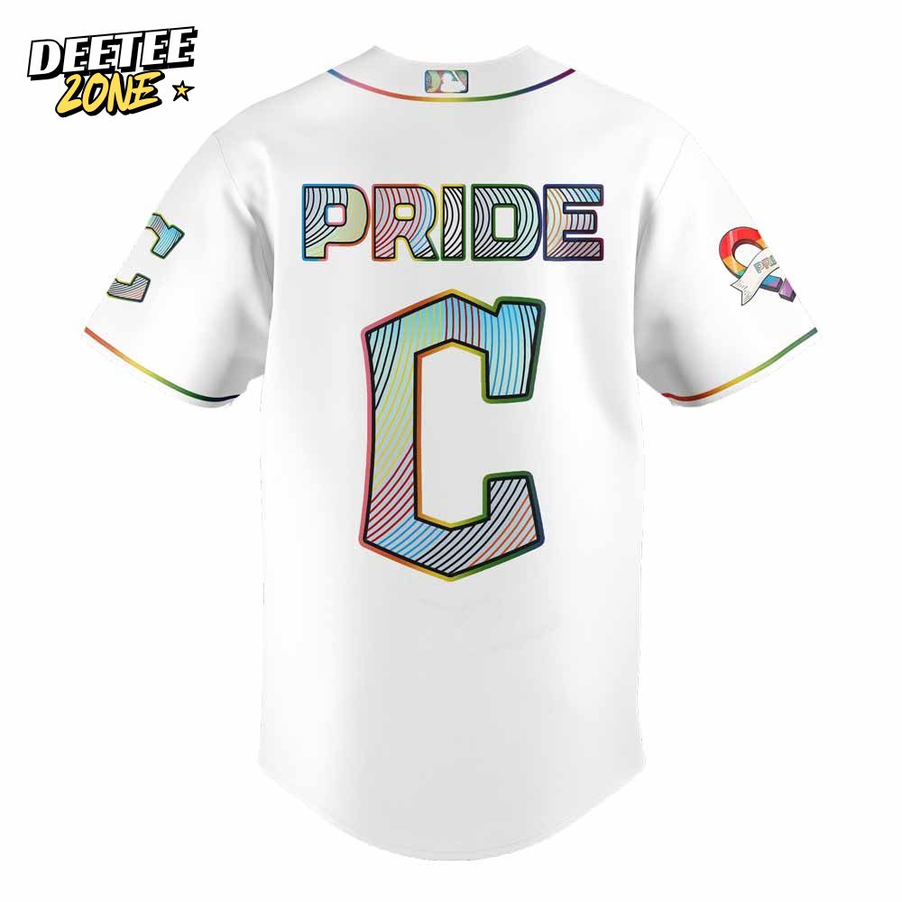 Cleveland Guardians MLB Pride Night Baseball Jersey Cleveland Guardians MLB Pride Night Baseball Jersey