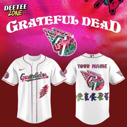 Cleveland Guardians MLB x Grateful Dead Baseball Jersey