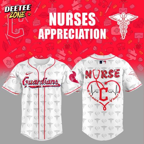 Cleveland Guardians MLB x Nurses Appreciation Baseball Jersey