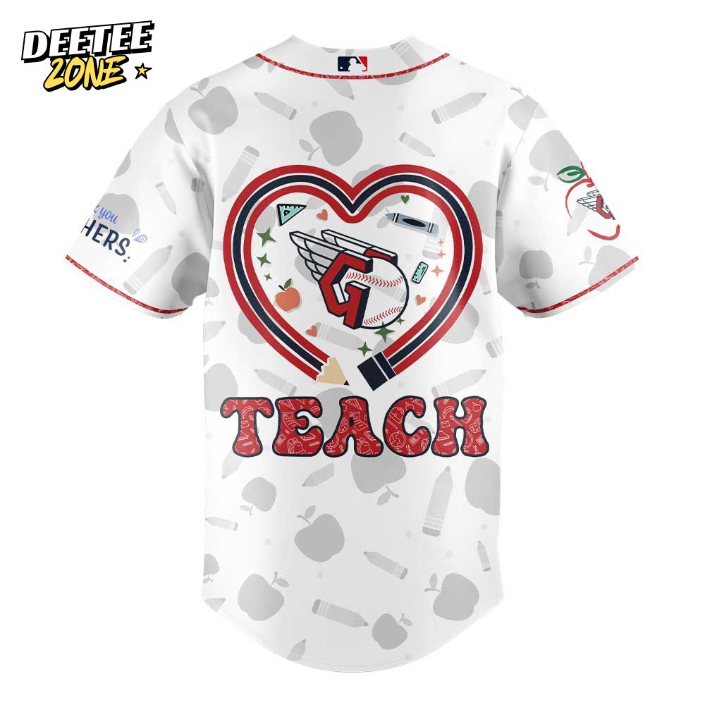 Cleveland Guardians MLB x Teacher Appreciation Baseball Jersey Cleveland Guardians MLB x Teacher Appreciation Baseball Jersey