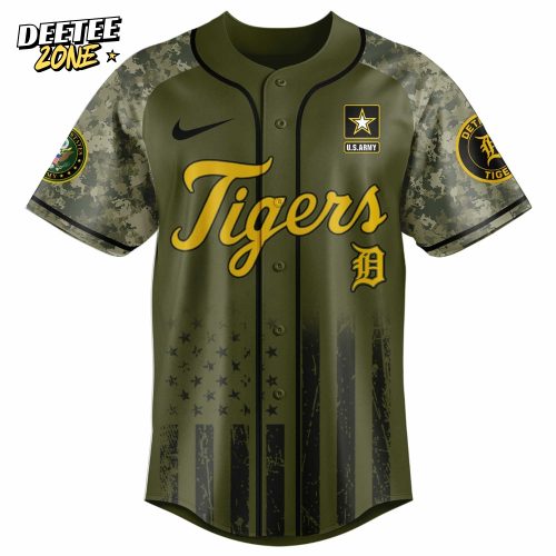Detroit Tigers MLB x U.S. Army 250th Birthday Celebration Jersey