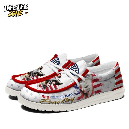 Elvis Presley 4th of July 2025 Limited Edition Loafer Shoes