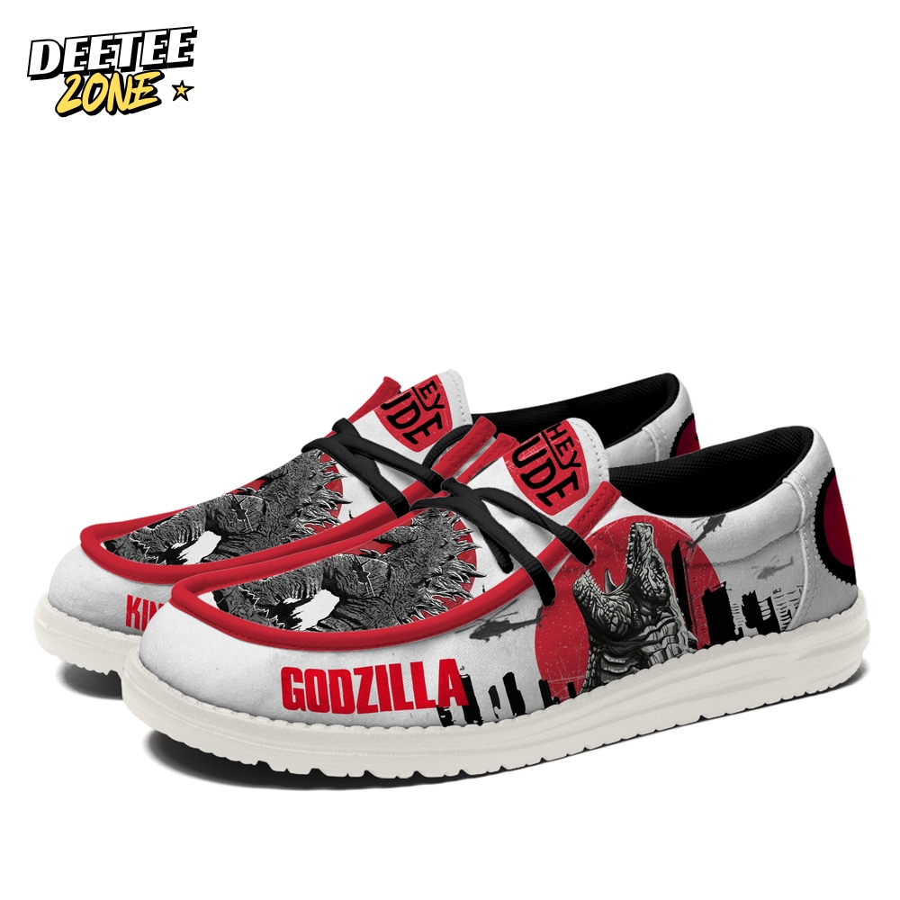 Godzilla "KING OF THE MONSTERS" Hey Dude Shoes Godzilla "KING OF THE MONSTERS" Hey Dude Shoes