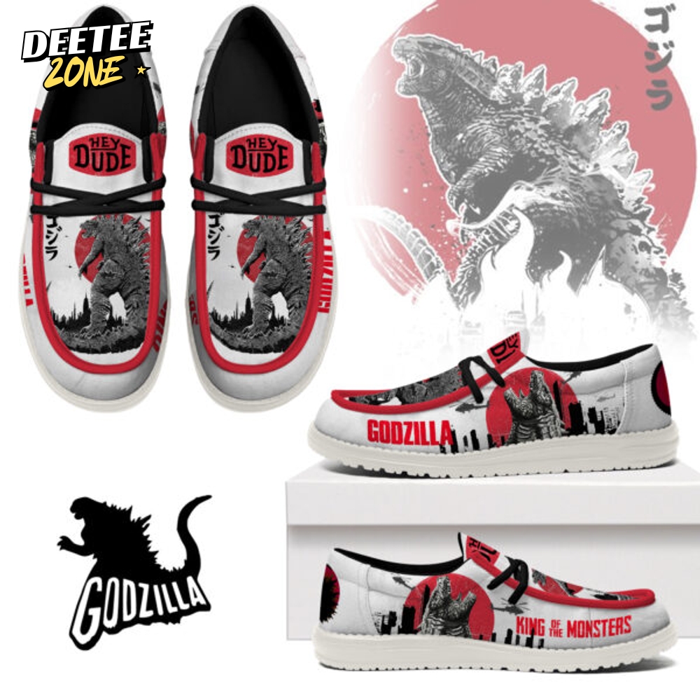 Godzilla King Of The Monters Hey Dude Shoes Godzilla King Of The Monters Hey Dude Shoes