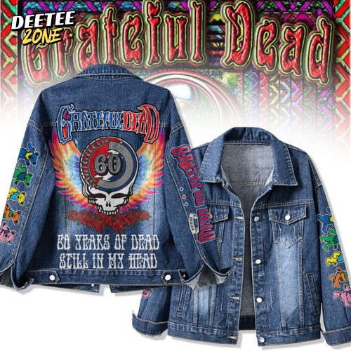 Grateful Dead 50 Years Of Dead Still In My Head Denim Jacket