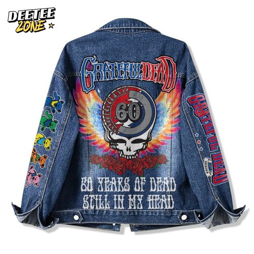 Grateful Dead 50 Years Of Dead Still In My Head Denim Jacket
