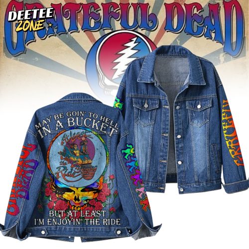 Gratefull Dead My Be Goin To Hell Denim Jacket