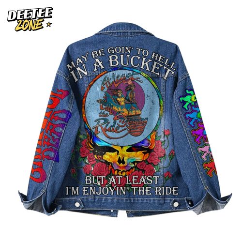 Gratefull Dead My Be Goin To Hell Denim Jacket