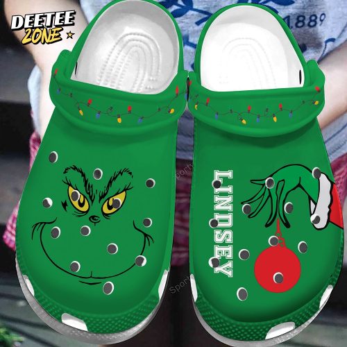 Grinch Christmas Ball The Crocs Clogs Shoes