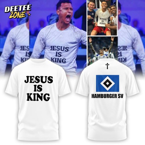 Hamburger SV Ã¢ÂÂAufstieg 24/25Ã¢ÂÂ Jesus is King Special White Tee