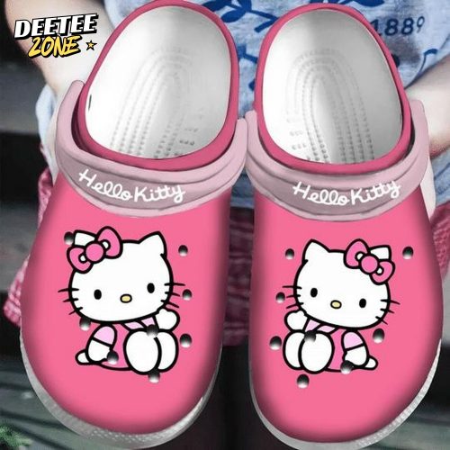 Hello Kitty Simple Crocs Clogs Shoes