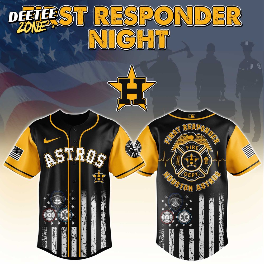 Houston Astros x First Responders Night Limited Edition Jersey Houston Astros x First Responders Night Limited Edition Jersey