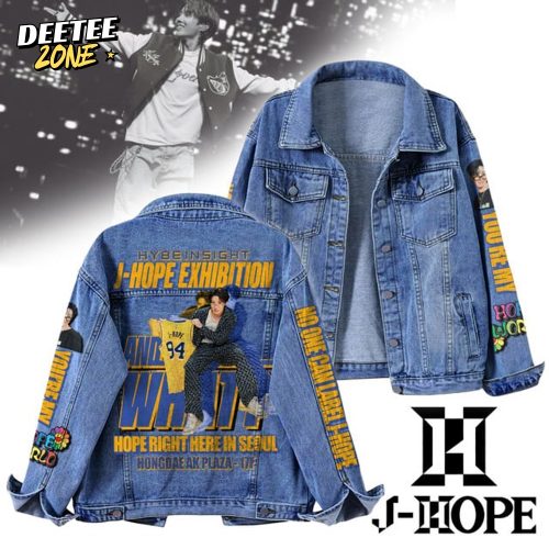Hybe Insight 2024 J-hope Exhibition BTS Denim Jacket
