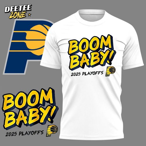 Indiana Pacers “Boom Baby” 2025 NBA Playoffs Shirt