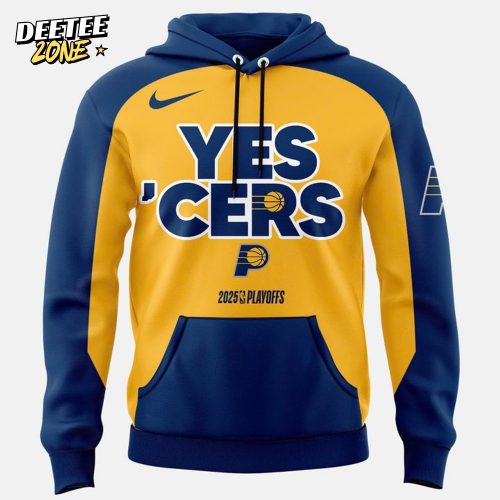 Indiana Pacers Yes ‘Cers 2025 NBA Playoffs Hoodie, Cap