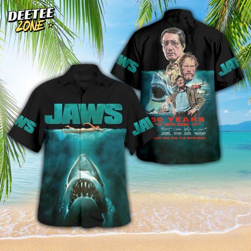 Jaws “50TH ANNIVERSARY” 1975-2025 Hawaiian Shirt