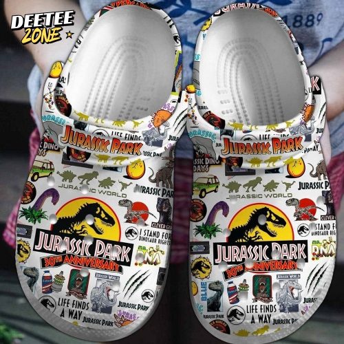 Jurassic Parks Crocs Clogs Shoes